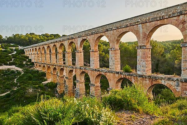 Old roman aqueduct