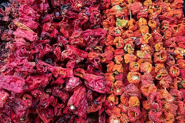 Dried vegetables in Sanliurfa