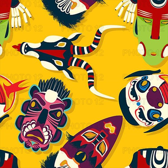 Tribal mask ethnic