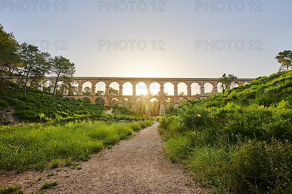 Old roman aqueduct