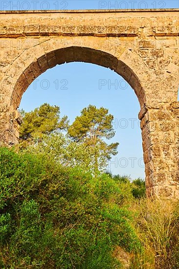 Old roman aqueduct