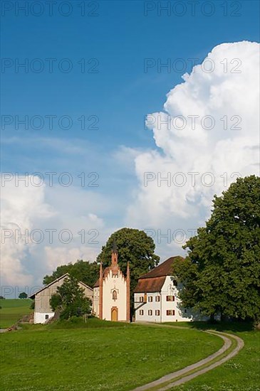 Farm with chapel