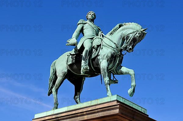 Equestrian statue of King Charles III John