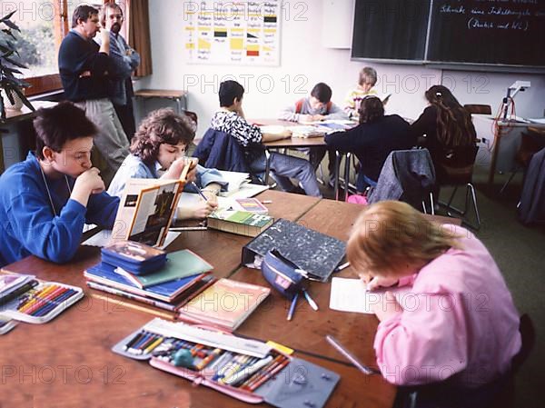 Hagen. Teaching at a comprehensive school ca. 1990