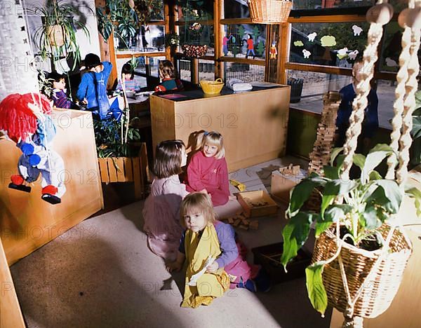 Dortmund. Kindergarten with care for children of age