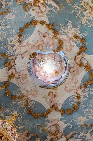 Frescoes in the Carthusian monastery of Buxheim