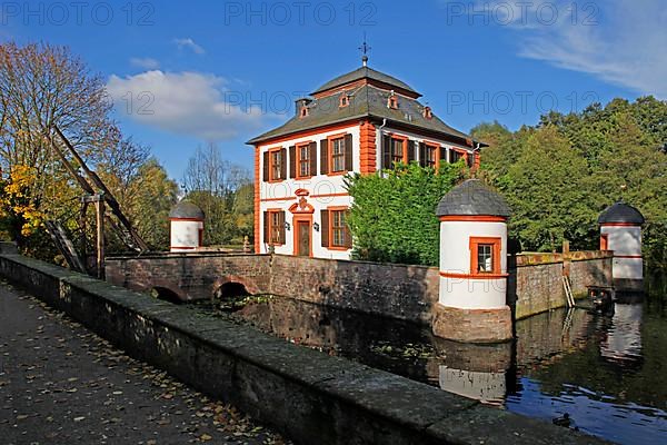 Moated castle