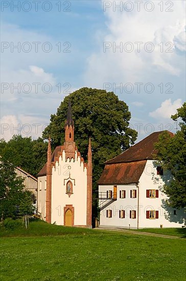 Farm with chapel