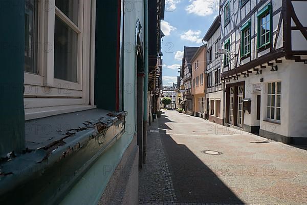 Historic city centre in Linz am Rhein