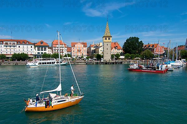 Harbor with Mangturm tower