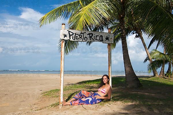 Woman on the beach