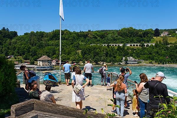 Viewing Terrace at the Rhine Falls