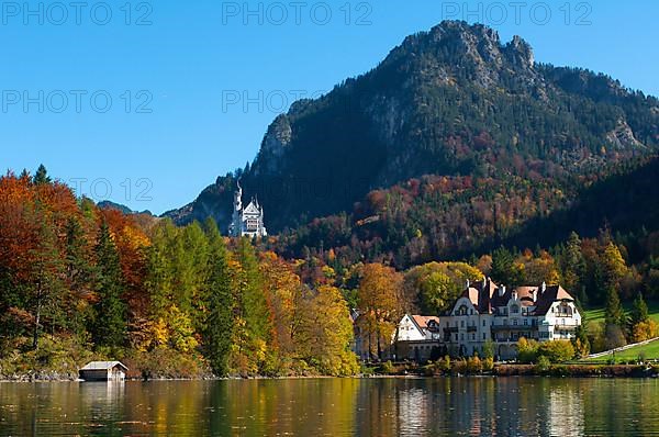 Neuschwanstein Castle with Alpsee