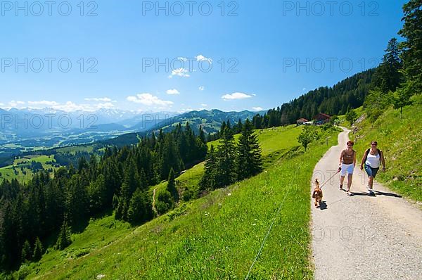 Hiker at noon