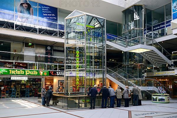 Main hall with water clock