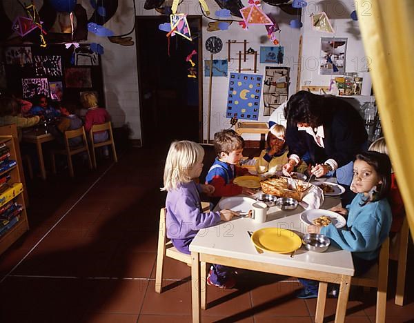 Dortmund. Kindergarten with care for children of age