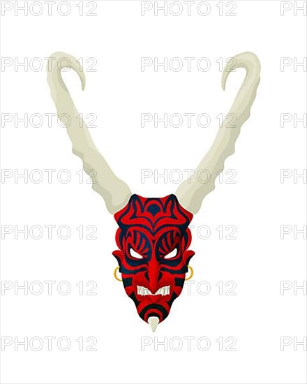 Vector tribal mask