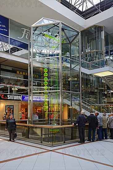 Main hall with water clock