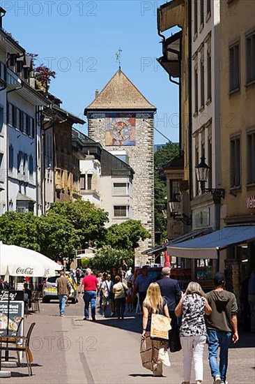 Pedestrian zone with Schwabentor