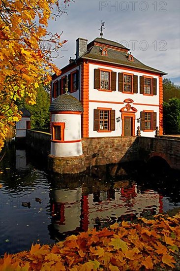 Moated castle