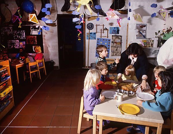 Dortmund. Kindergarten with care for children of age