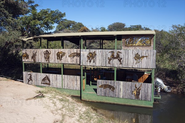 Boat on the Okavango