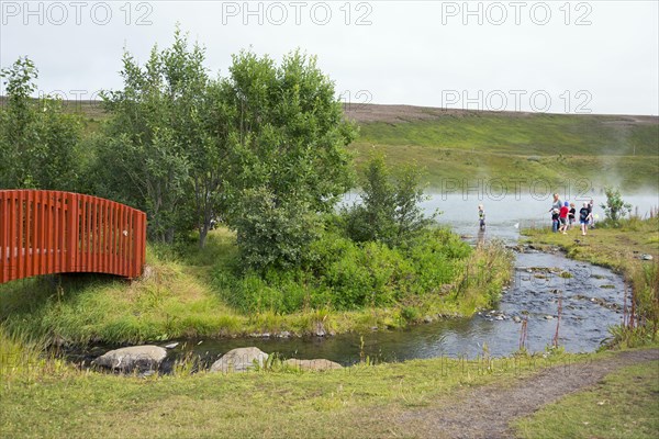 Geothermal lake near Husavik