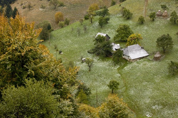 View of traditional farmland