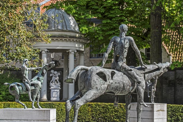 Sculpture group The Four Horsemen of the Apocalypse