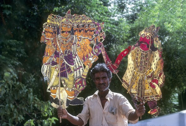 Ramayana epic in leather puppetry