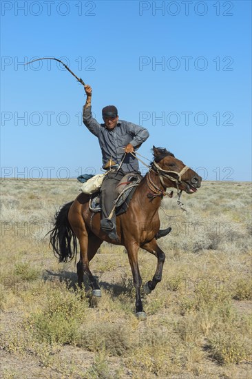 Shepherd with riding whip