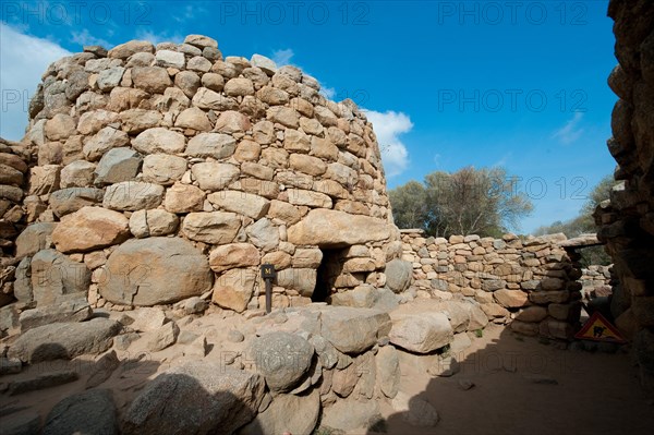 Excavation work at Nuraghe La Prisgiona