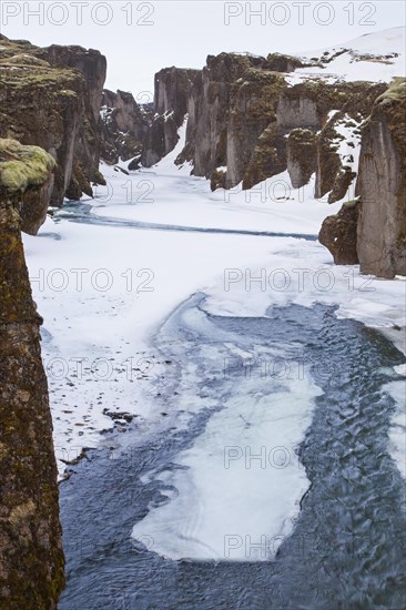 The river Fjaora flows through Fjaorargljufur