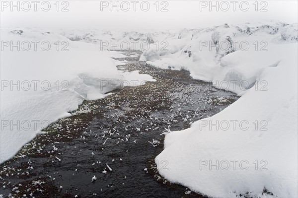 Moor Brook in the Snow