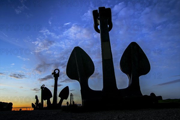 Anchor at the Memorial Merchant Navy Museum