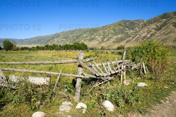 Landscape around the village of Sati