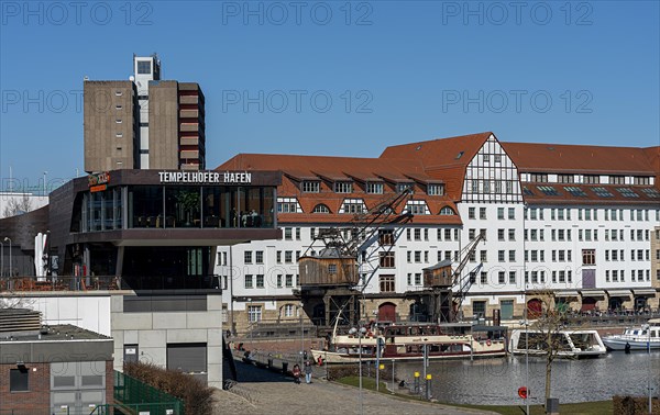 Shopping centre at the old industrial site of Tempelhofer Hafen