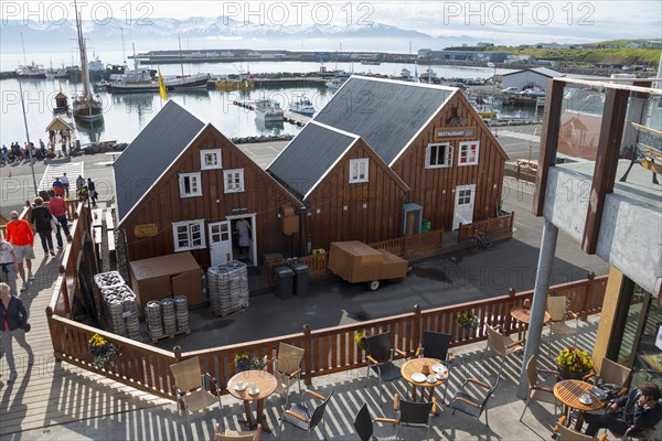 Wooden houses and restaurant Gamli Baukur