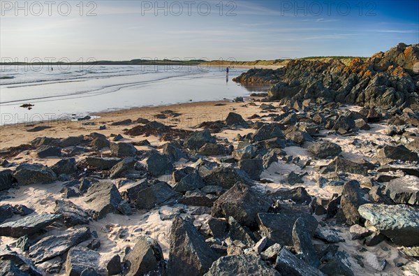 View of rocky beach