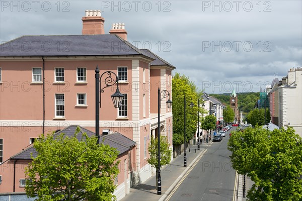 View along Bishop Street from the City Wall