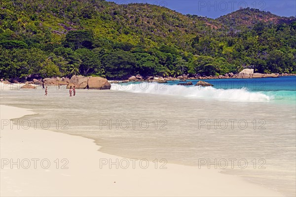 Anse Lazio in the evening