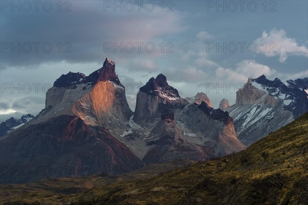 Sunrise over Cuernos del Paine