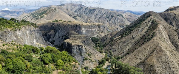 View of the mountains around Garni