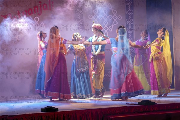 Kathak dance in Natiyanjali festival in Perur temple