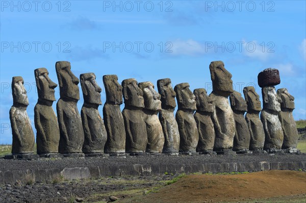 Moais at Ahu Tongariki