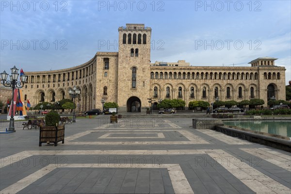 Republic Square in the morning