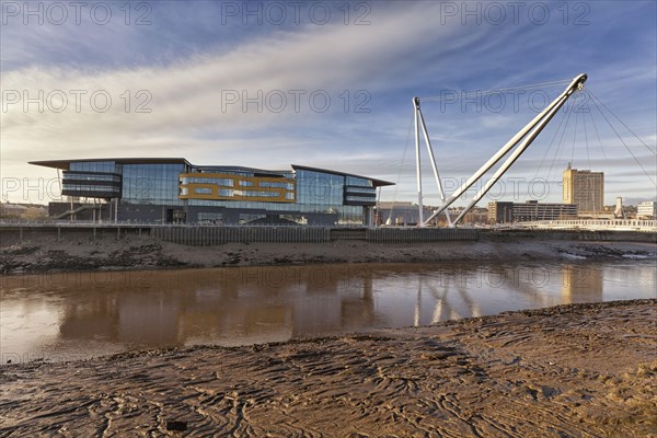 View of tidal river