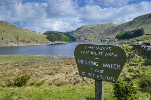 Haweswater Catchment sign