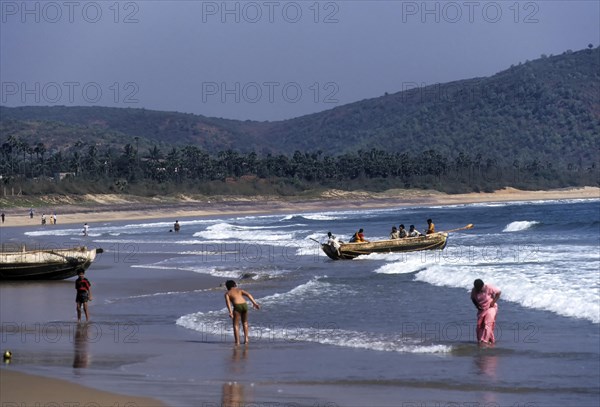 Rushikonda beach in Visakhapatnam or Vizag