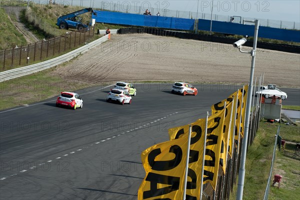 Clio Cup Race Car on Track